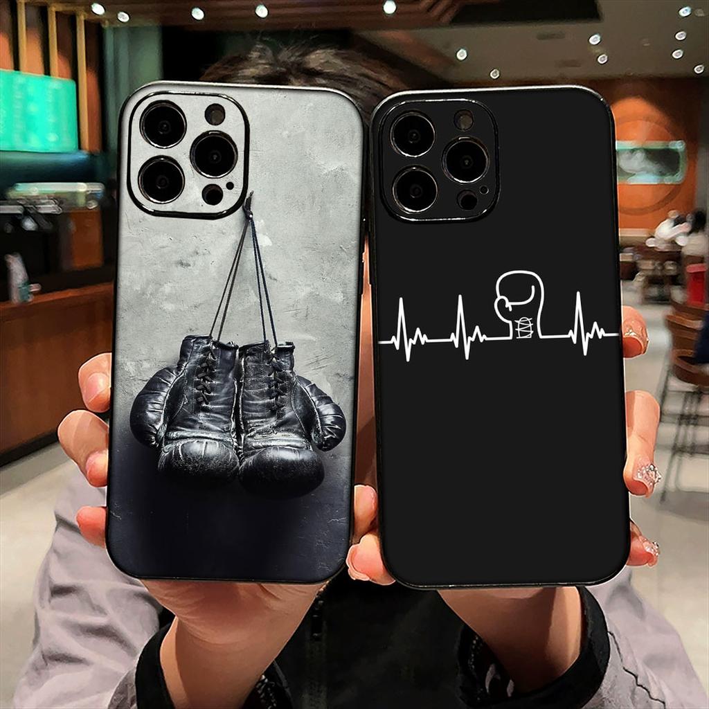 Coque Cover for Apple iPhone 16 11 13 14 15 Pro Max 7 6 8 Plus SE2 SE3 + 16E SE 2022 Case Strong Kick Boxing Gloves Kickboxing
