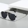 SHAUNA New Square Rimless Sunglasses Women Fashion Clear Ocean Gradient Lens Shades UV400 Retro Rivets Men Sun Glasses