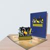 "Surprise Dad with a Handmade Father's Day Card from Wife, Daughter, and Kids"