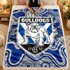 Flannel BlanketCanterbury-Bankstown Bulldogs Warm Soft Throw Blanket for Indoor Sofa Bed Living Room Use