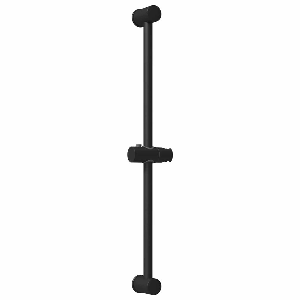 Shower Head Holder Black 71 Cm Stainless Steel