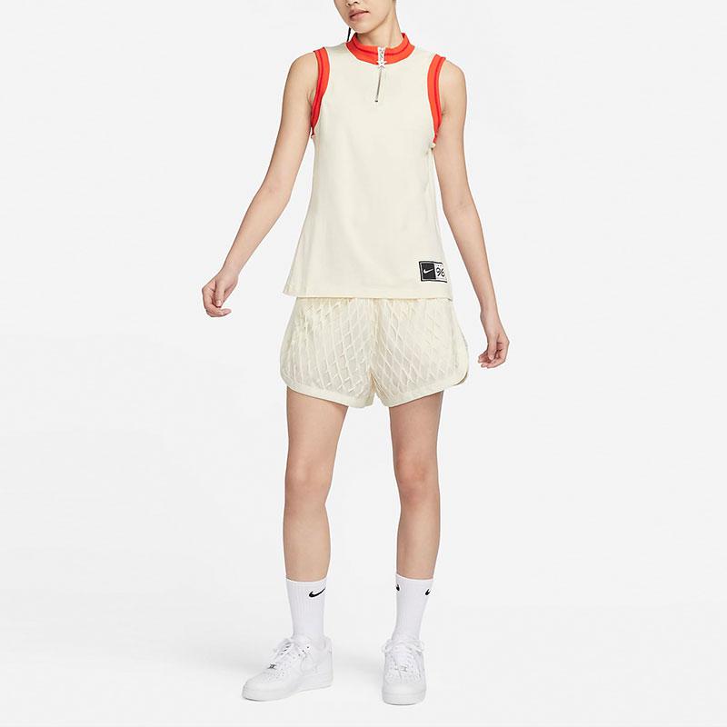Nike Sportswear Circa 96 Color Block Hollow Back Sports Vest Women Tops Coconut-Milk DV8290-113