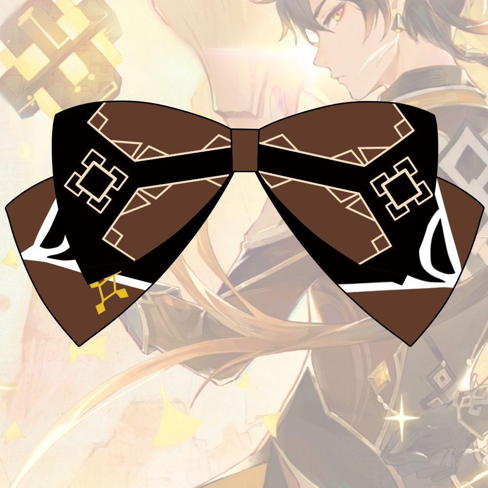 Anime Genshin Impact Hutao Bow Hairpin Hair Accessories For Girls Realistic And Delicate Design