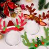 Ruiyele 18Pcs Christmas Reindeer Antlers Headband Cute Glitter Xmas Hair Hoops For Christmas Costume Party Decoration Holiday Ac