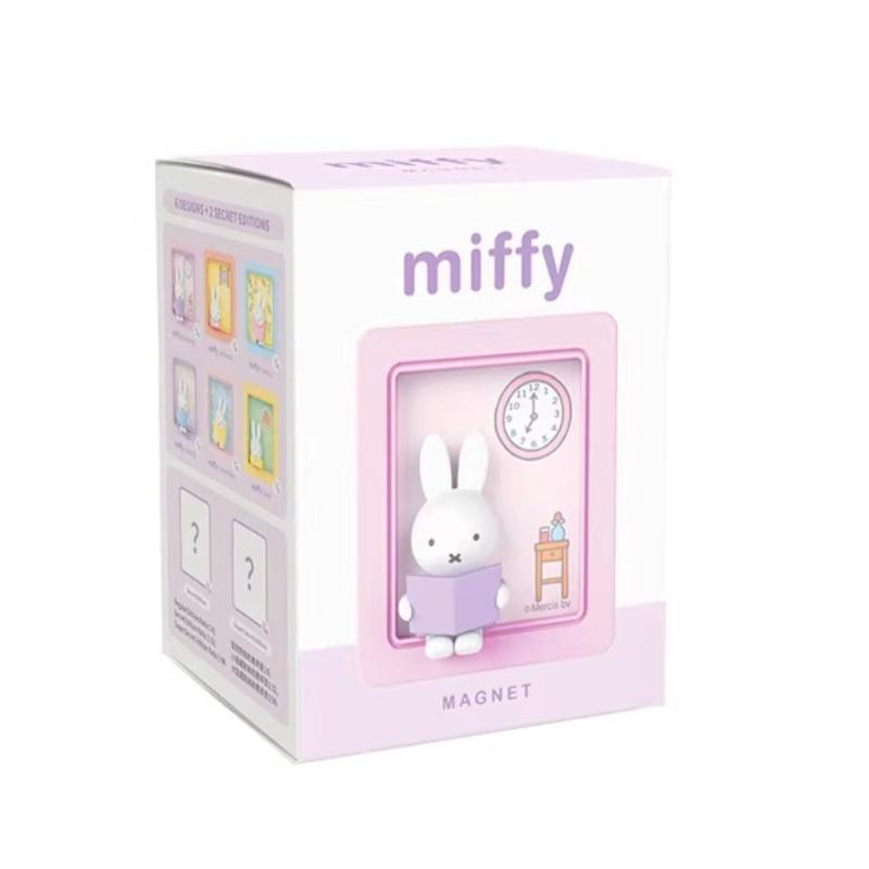 

Genuine Miffy Photo Frame Phone Stand Blind Box Cute Refrigerator Magnets Folding Support Kawaii Model Creative Toys Girls Gifts