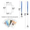 Neck Strap Key Chain Lanyard Card Holder Badge Reel Phone Key Ring ID Name Card Nurse Retractable Badge Holder Office Supplies