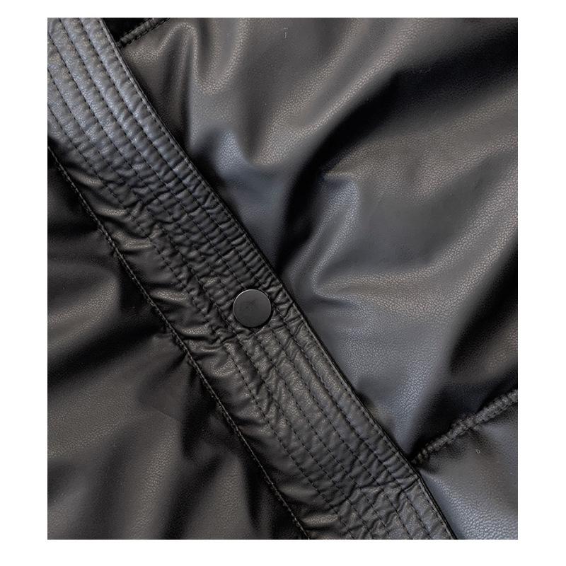 Нестирающаяся куртка из хлопка PU с короткими рукавами — фото 6