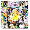50 Pictures of Individual Colored Rainbow Series Fresh Graffiti Suitcase Laptop Scooter Car Decoration Stickers