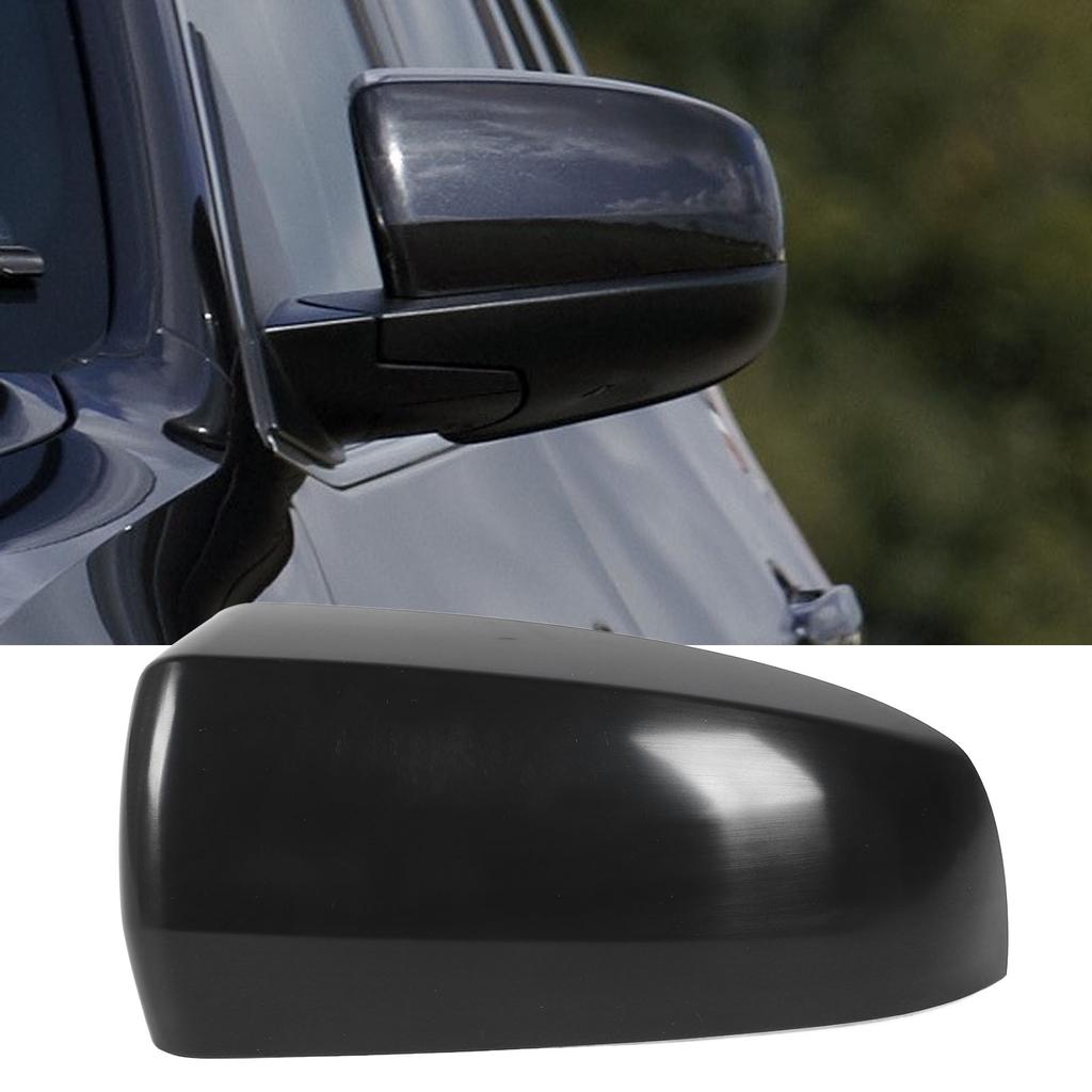 Seitenspiegelkappenabdeckung Unlackiert Schwarz UV-Schutz Kratzfest Seite Rückspiegelkappe