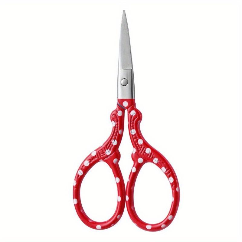 1pc Premium 3.58in Embroidery Scissors - Stainless Steel Stork Scissors for Crafting, Sewing, and Everyday Use