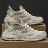 Lightweight fashion casual men's shoes temperament versatile black comfortable mesh breathable sports shoes young student shoes