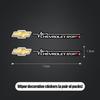 Car Window Wiper Stickers Emblem Decals Accessories For Chevrolet Cruze Aveo Camaro Colorado Captiva Lacetti Cobalt Silverado SS