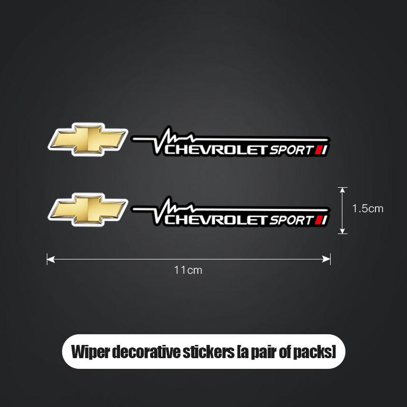 

Наклейка-стикер на стеклоочиститель автомобиля, декорация в стиле для Chevrolet Cruze Sonic Silverado Trax Camaro Corvette Spark Z71 Sail SS