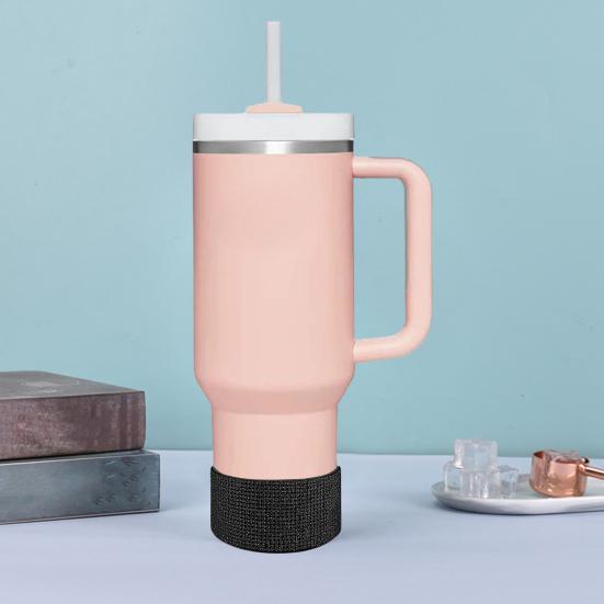 Diamond Glitter silikonová bota na pohár 20-40oz Protiskluzový návlek na láhve s vodou Stylový ochranný kryt základny lichoběžníkového válce