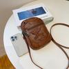 Geantă Crossbdoy cu umăr mic din piele PU moale multifuncțională pentru femei, de designer vintage, pentru telefon mobil, geantă mică pentru doamne