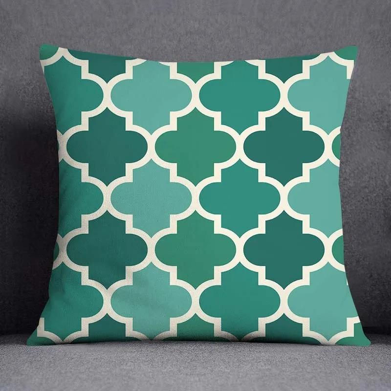 Dark Green Floral Animal Pattern Pillowcase Interior Decoration Office Living Room Home Pillowcase