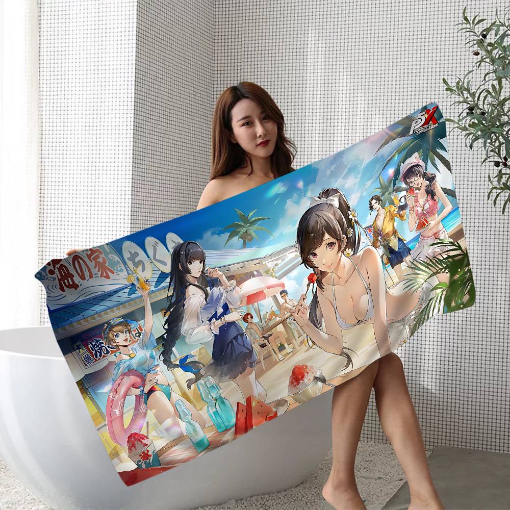 

Hot Video P-Persona 5 Gaming Big Microfiber Beach Towels Quick Dry Towel Sand Beach Towels Pool Towel For Travel Swim Pool Yoga W40*H60(CM)