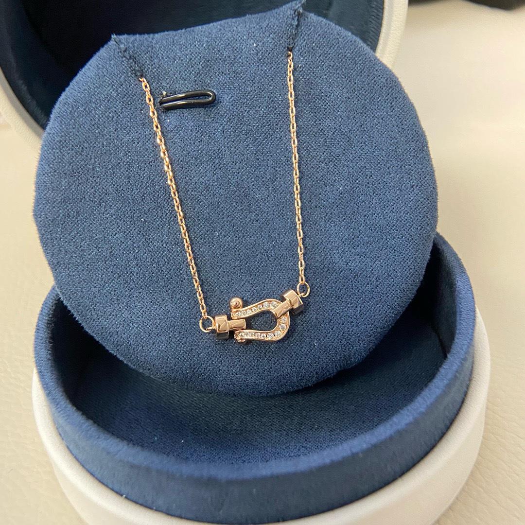 2025 Циркониевое Подковное Ожерелье на Ключицу - Универсальное, Простое, Модное Подарок