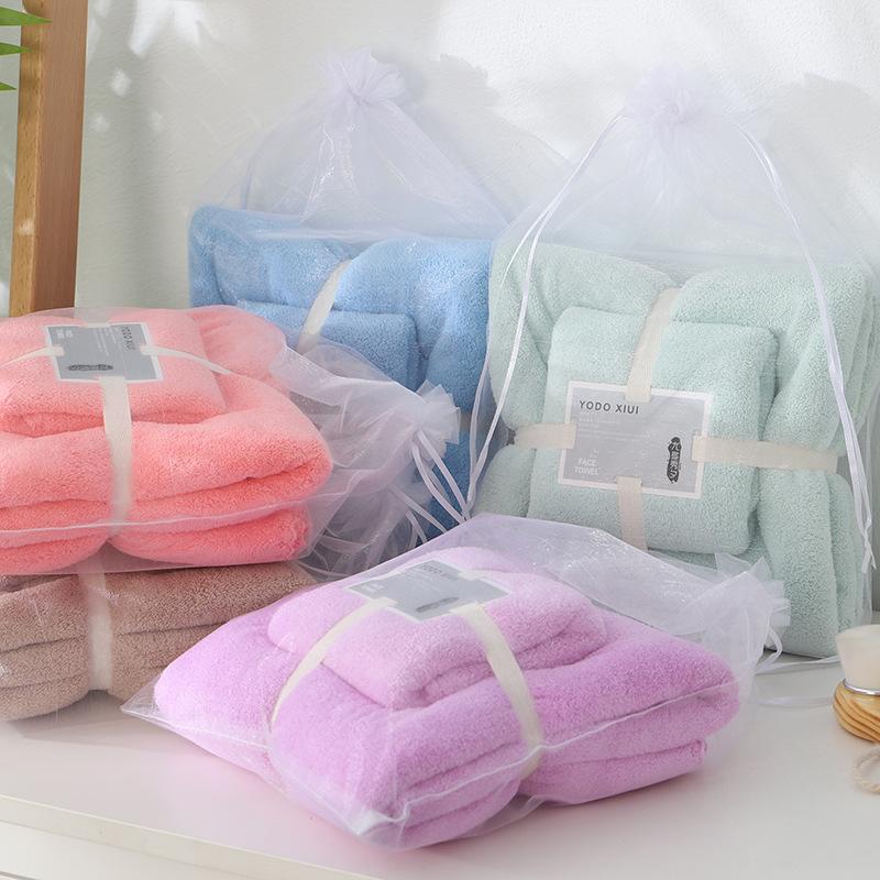 Coral Velvet Cover Towel  Towel  Bath Towel  Soft Water Absorption  Gift Advertising  Home Use