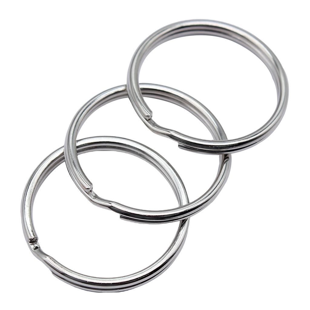 

Брелок для ключей 30 мм, 4 размера, 6 цветов, аксессуары, детали, украшения для девочек, кавайные принадлежности A18-10pcs-1.5x25mm-Nickel