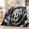 Juventus FC Printed Flannel Blanket Warm Comfort Bed Throw For Indoor Home Decoration