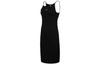 Vestidos Lenceros Mujer Cuello Cuadrado Negro Finos Longitud Media CZ9843-010