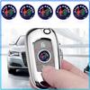 14mm Car Remote Key Fob Emblem Badge Radio Button Sticker For Alfa Romeo 147 159 156 Giulietta Giulia Mito Spider Alpha Nheadrest