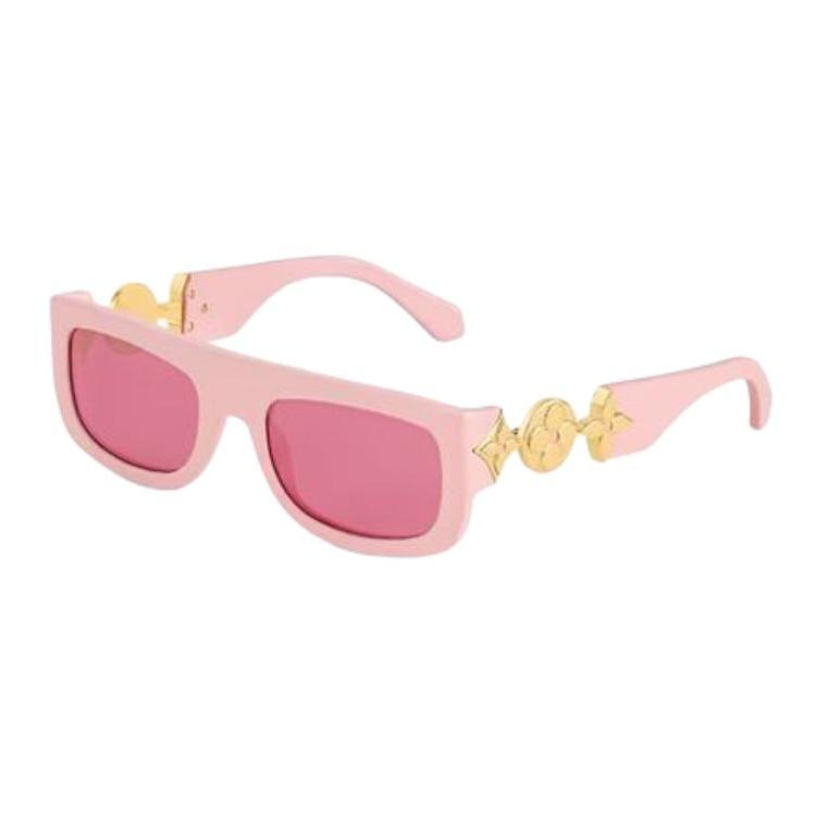 Louis Vuitton Rectangular Acetate Metal Sunglasses Men Sunglasses Multicolor 108204679