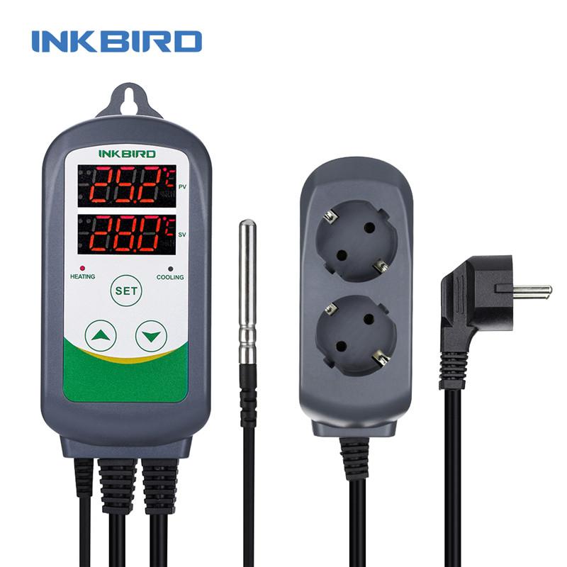 INKBIRD Heating Cooling Pre-wired Temperature Controller 3 Types EU Temperature Controller of ITC-306 , ITC-308 , ITC-310T-B