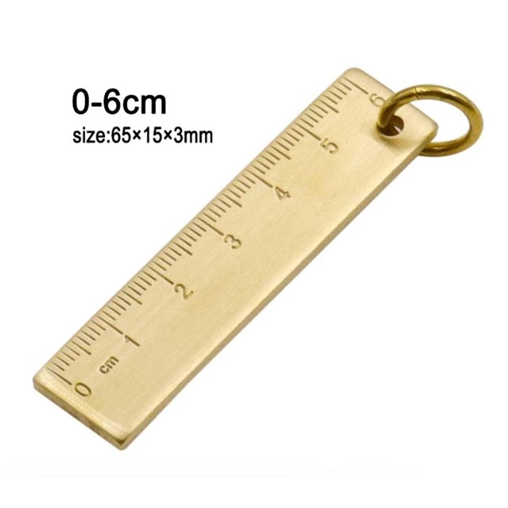 

Ruler Hardware Key Pendant Measuring Tool Metal Small