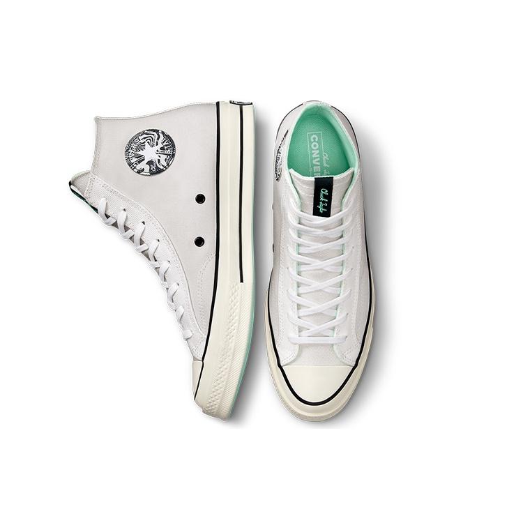 Converse 1970s Chuck Taylor All Star Trendy Abrasion Resistant High Top Canvas Shoes Unisex Gray A00742C
