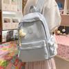 Schoolbag1011 Summer Schoolbag Girls Large Capacity Niche Sweet Girl Backpack Cute Trendy Bag High School College Backpack