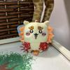 Chaveiro de Pelúcia Dança do Leão de Okinawa Usacchi - Pingente de Mochila Feminina Presente