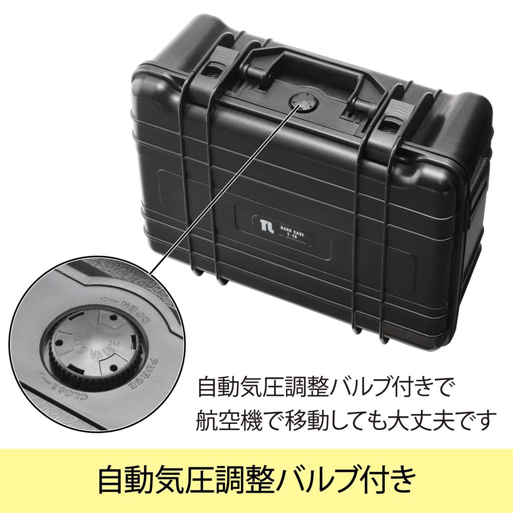 Toyo Living Pevný vodotěsný kufr Černý 13.8L T-16