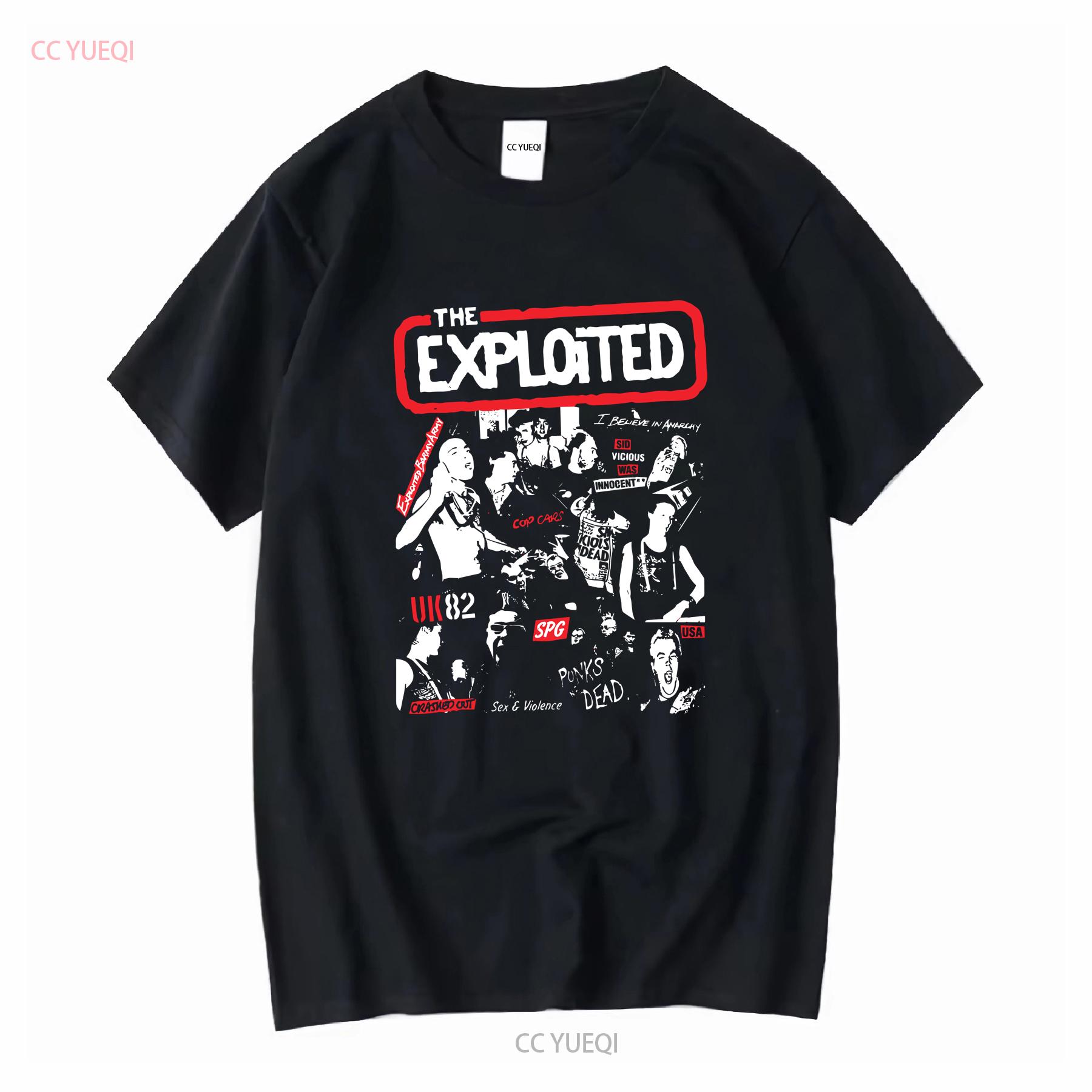 

VTG The Exploited Crewneck T Shirt Sid Vicious Punk Band vintage Washed graphic Stylish Comfortable Breathable Unisex Soft 4XL
