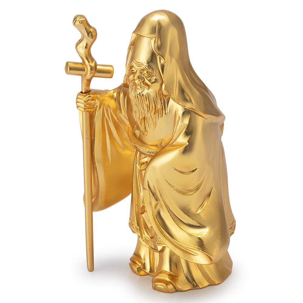 Buddhistischer Altarladen Takita Shoten Buddha-Statue Good Sieben Glücksgötter Fukurokuju x Breite von Hideun Wohlhabend gut gut Abwehr von Bösem herausgegeben von Takita