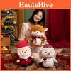 Soft Christmas Teddy Bear Plush Doll Santa Claus Reindeer Snowman Pp Cotton Filling 25cm/38cm 0.15kg/0.37kg