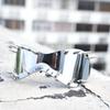 Large-frame, riveted, tech-style, European and American cycling sunglasses with a unique design DIY Punk street style party eyewear