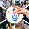 Cute Cat Personal Self Defense Alarm Light 130db Self Defense Siren Safety Alarm For Outdoor Women Girl Personal Keychain Alarm