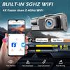 3Camera Dash Cam For Car Camera 1080P Video Recorder WIFI Car DVR Front Rear View  2/3Cam Night Vision Black Box Car Accessories