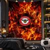 Wall Hanging Tapestry Brentford Football Print Cloth for Living Room Bedroom Home Decor