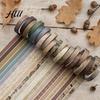 Lightweight Washi Tape 20 Rolls Vintage Set, Retro Patterns Decorative Masking Tapes Soft Translucent for Arts, DIY Crafts, Journals, Planners,