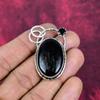 Black Tourmaline & Black Spinel Pendant Gemstone Jewelry, 925 Solid Sterling Silver Pendant, Handmade Amazing Pendant Jewelry