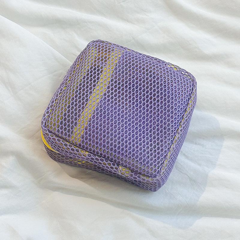 

Dopamine Mesh Mini Makeup Bag & Card Holder - Portable Coin Purse for Women