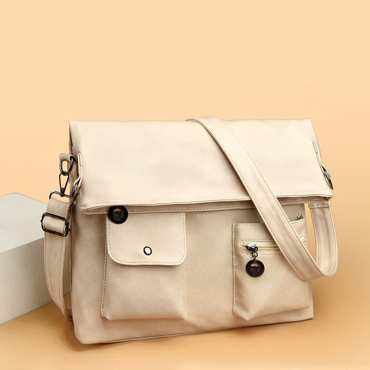Women's vintage cargo bag one-shoulder crossbody bag