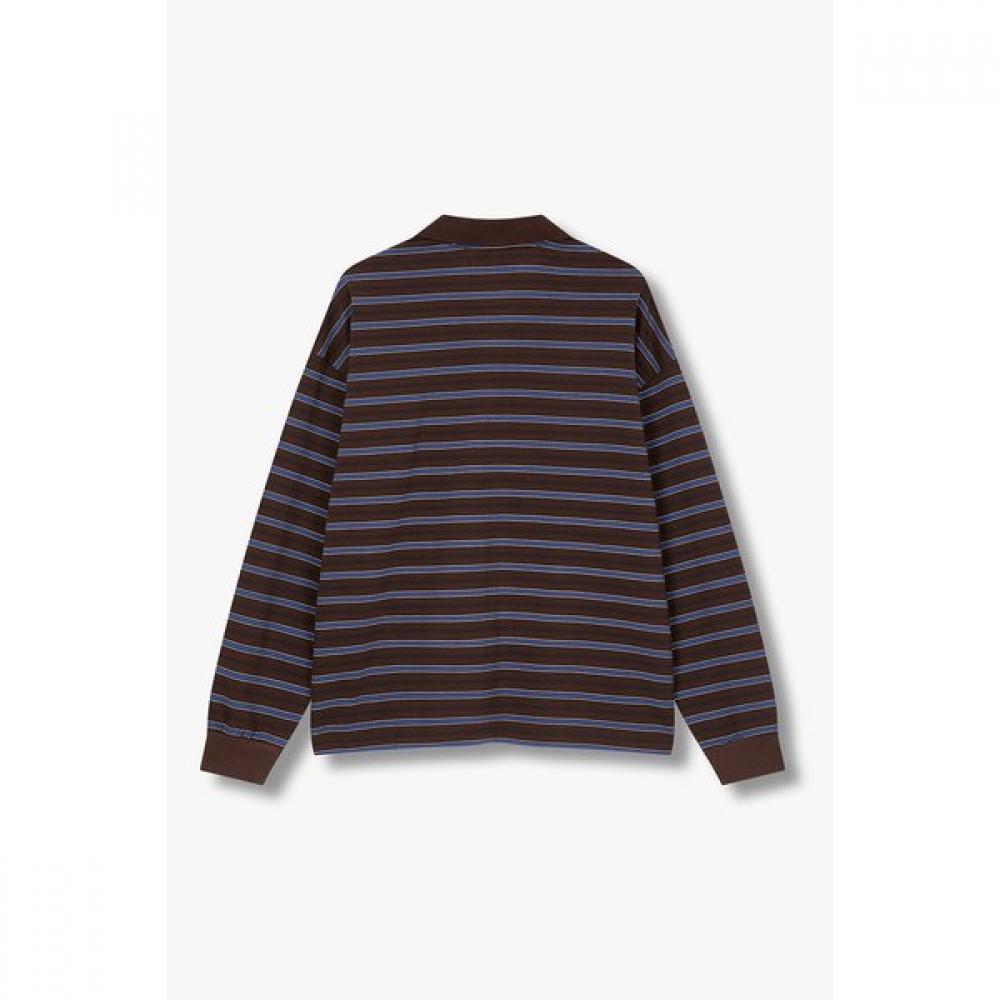 STUDIO TOMBOY Men Casual STripe Collar T shirT 9176322981ar