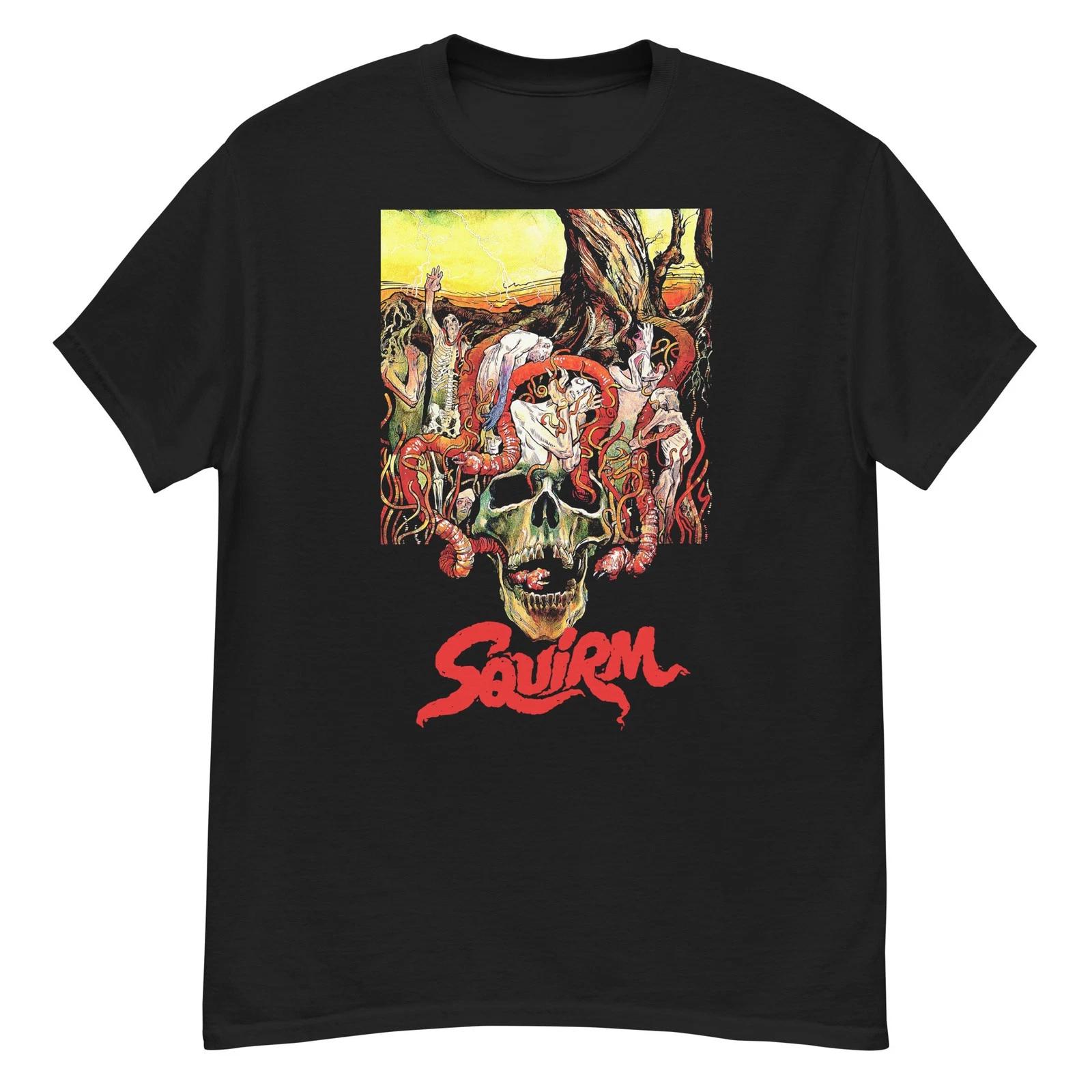 Squirm cult horror film fan art t-shirt XL