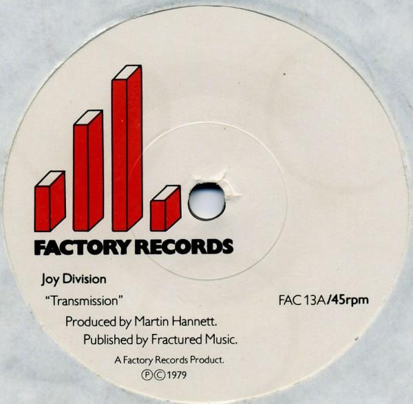 

7inch Record JOY DIVISION - Transmission FAC13 Factory 1979 UK Rock Used