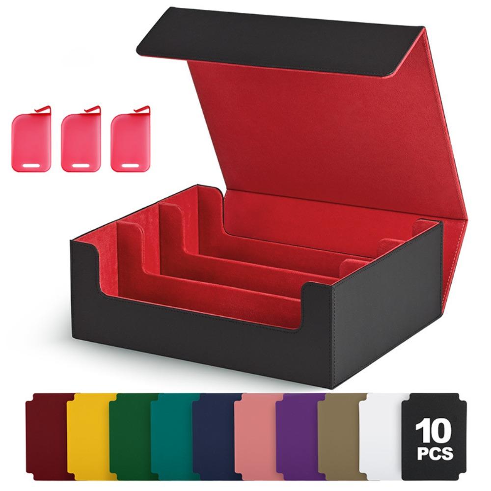 Display Window Game Card Organizer Single Sleeved Cards Card Deck Box Table Storage Supplies