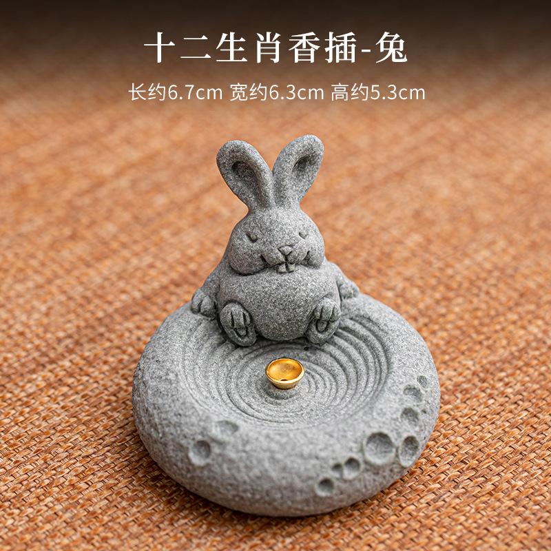 Incense Holder for Sticks Incense Stick Holder Ash Catcher for Meditation Yoga SPA Natural Stone Incense Burner Home Table Decor